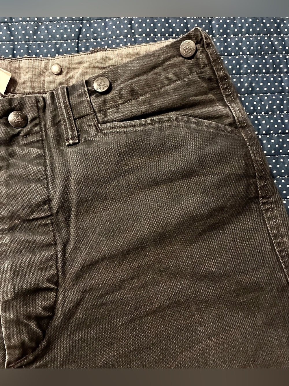 DOUBLE RL RALPH LAUREN RRL SELVEDGE CANVAS PANTS- 34X34 - Picture 6 of 13